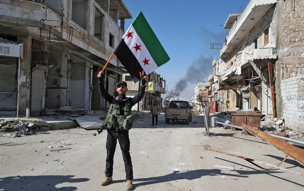 Strijder in Idlib