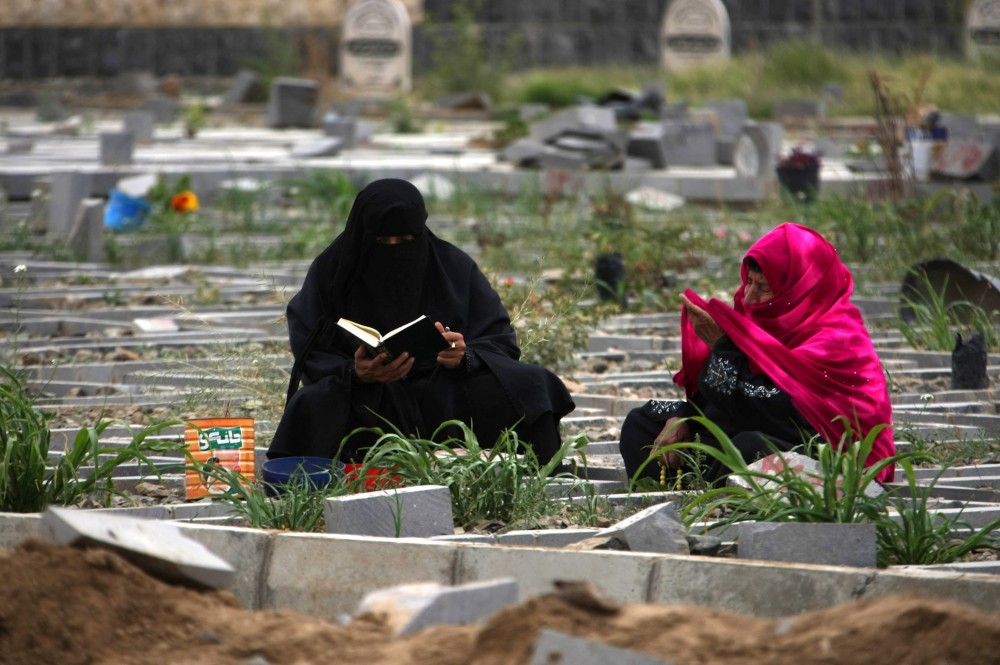 een kerkhof in Jemen