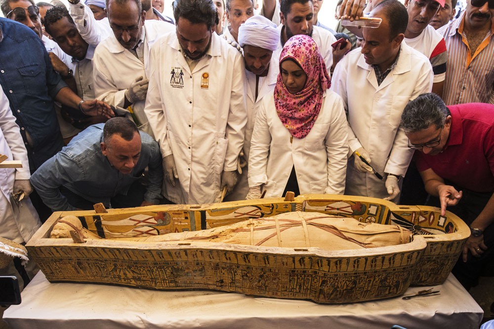 Wetenschappers vinden mummies in Egypte