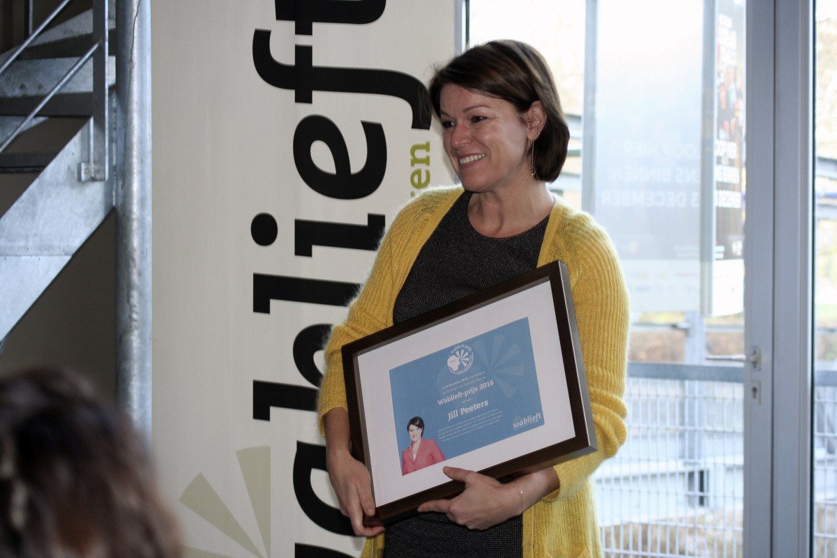 Jill Peeters met Wablieft-prijs 2016