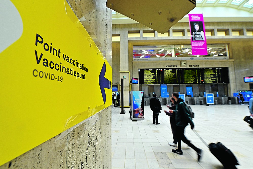Vaccinatiecentrum Brussel-Noord station