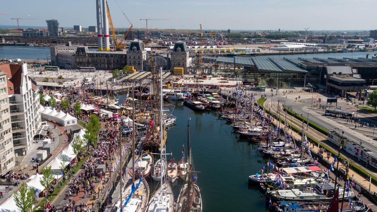 boten in Oostende