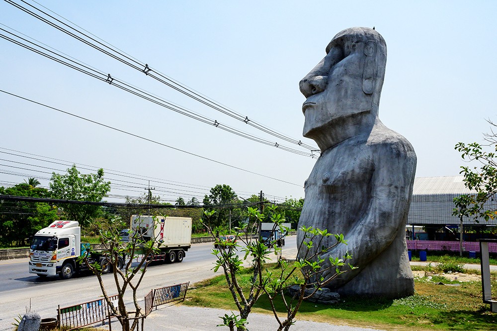 beeld van Paaseiland in Thailand