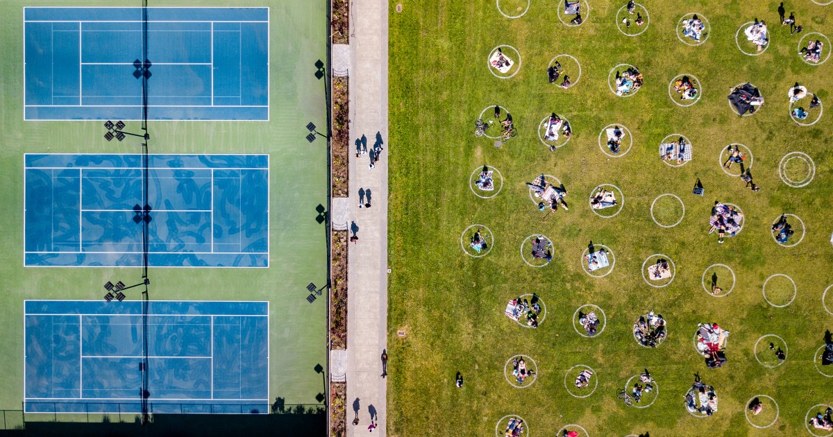 een park in de Verenigde Staten