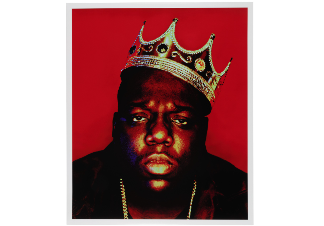 rapper Biggie met kroon