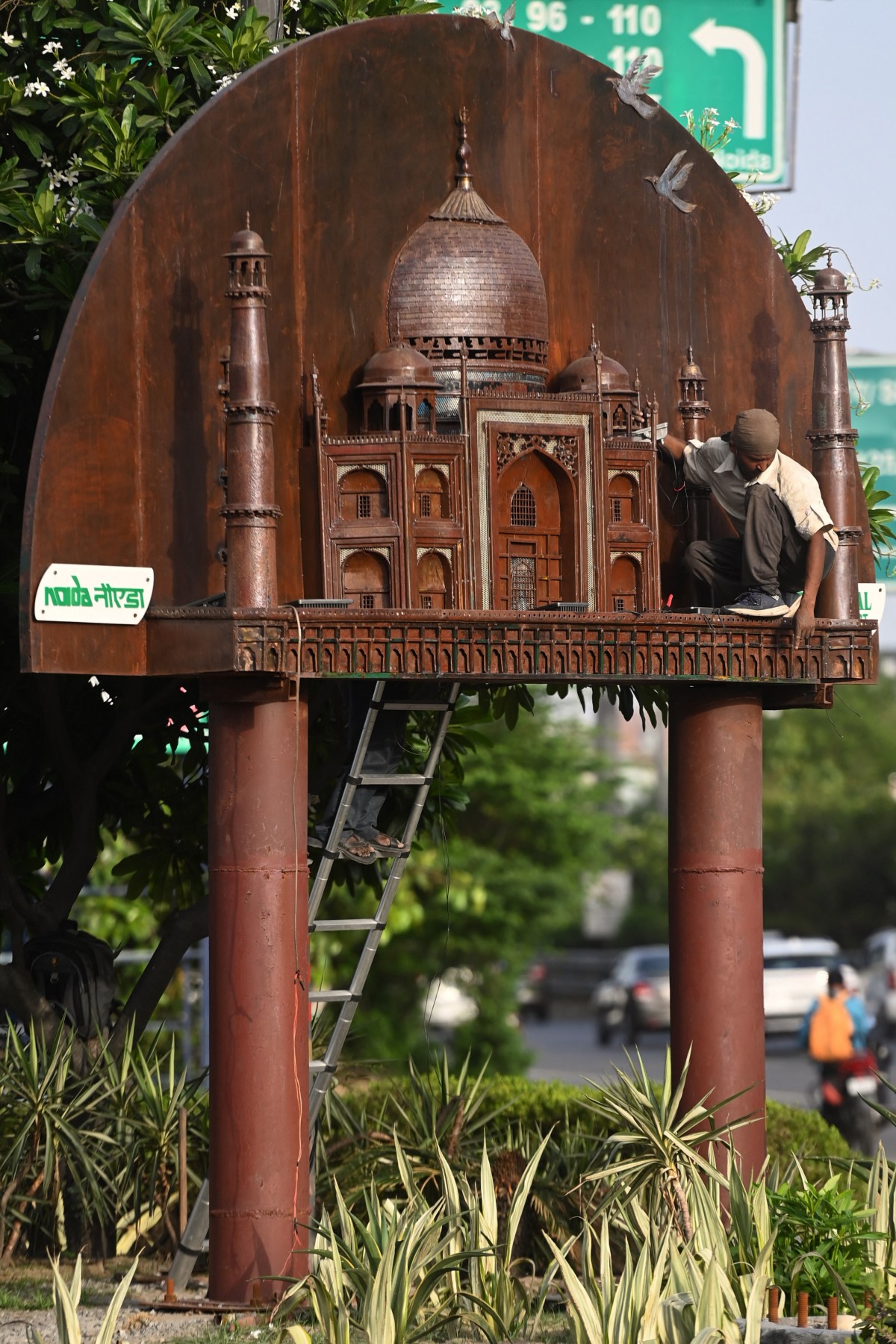Taj Mahal in het klein