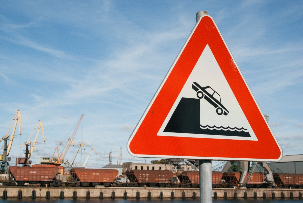 een verkeersbord