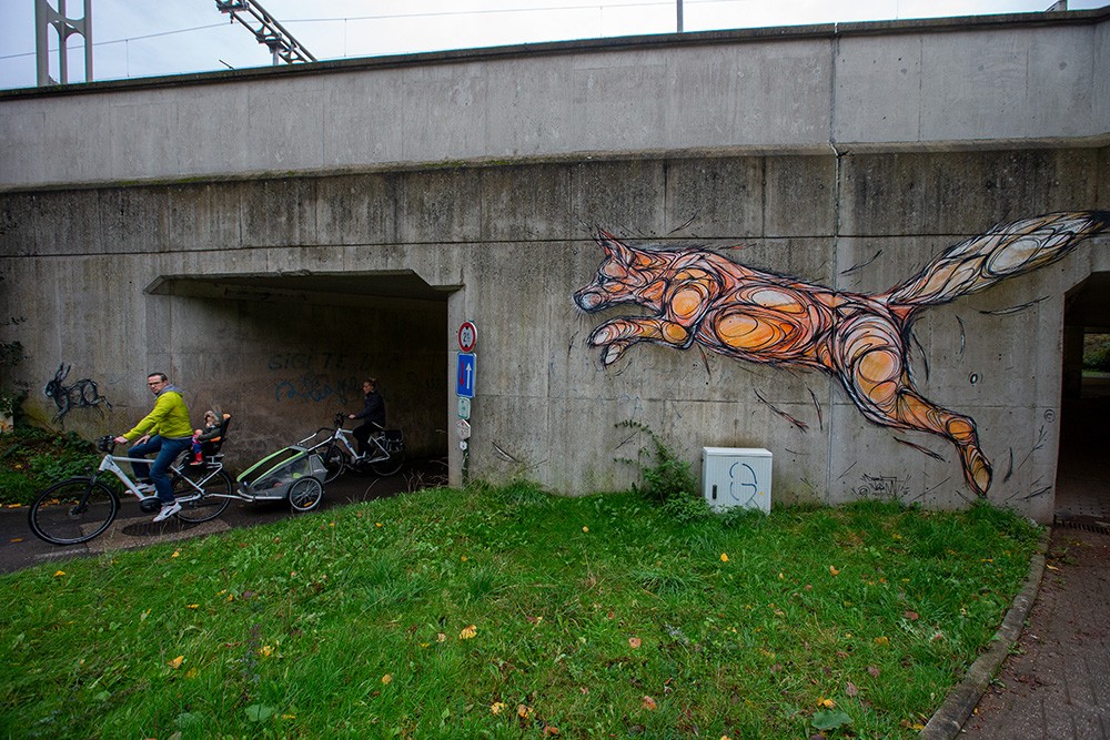 Graffiti op de muur