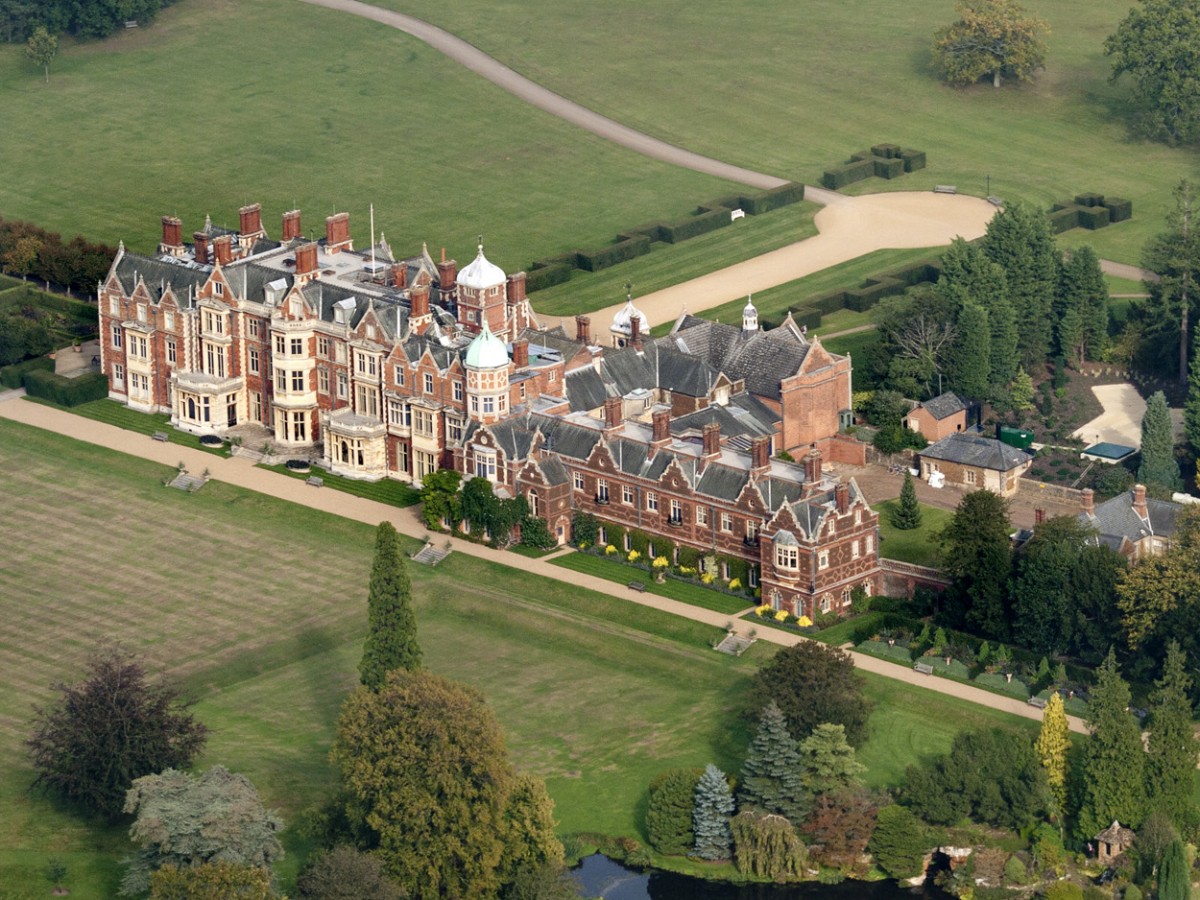 Het landgoed Sandringham van de Britse koningin