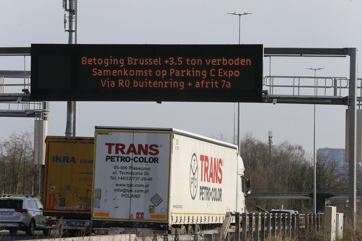 voertuigen in de file