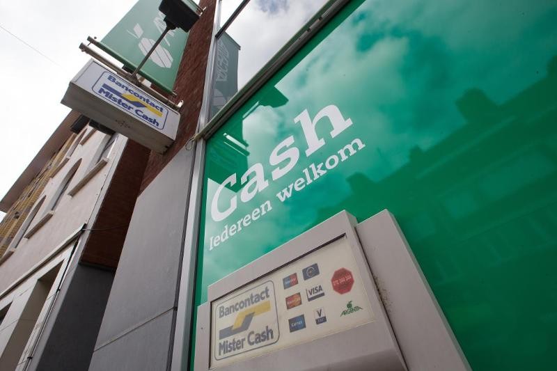 een bankautomaat van Argenta