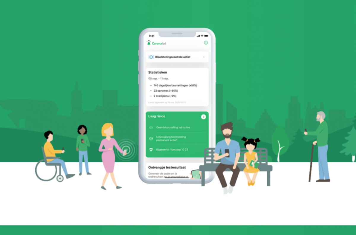 de app Coronalert