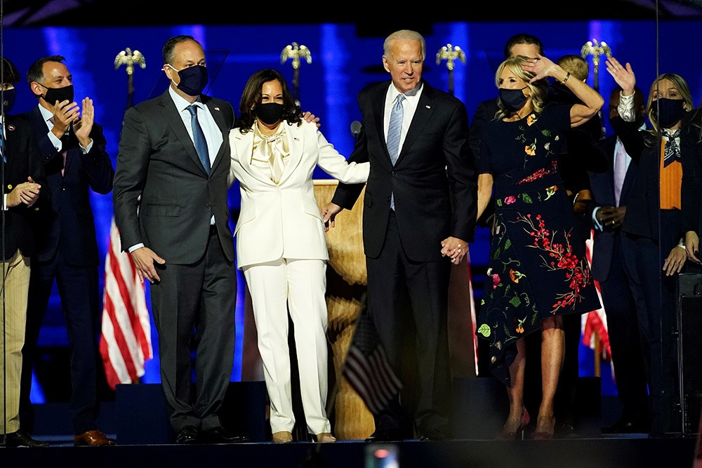 Joe Biden en zijn vice-presidente Kamala Harris