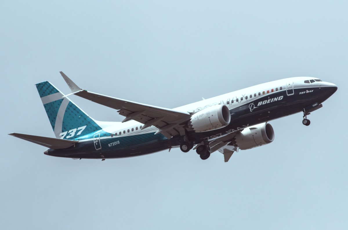 vliegtuig Boeing 737 MAX