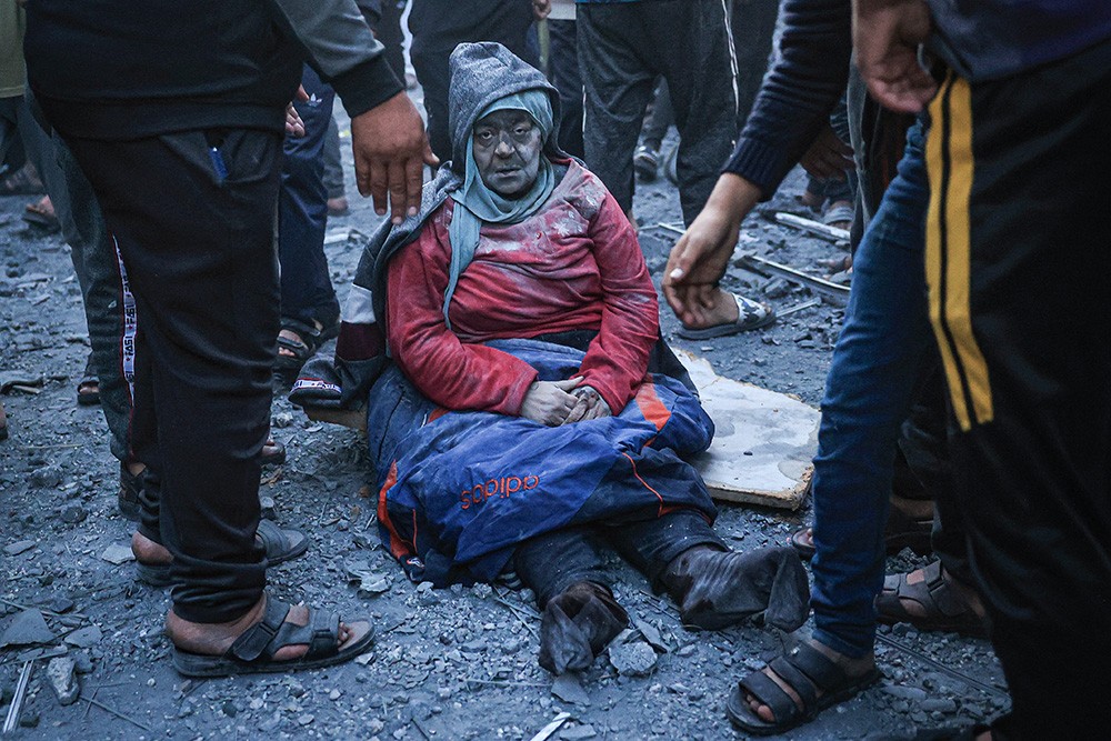 mensen in Gaza