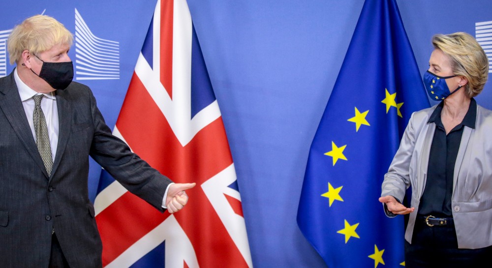 B. Johnson en U. Von der Leyen