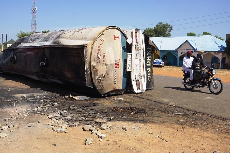ontplofte tankwagen Nigeria