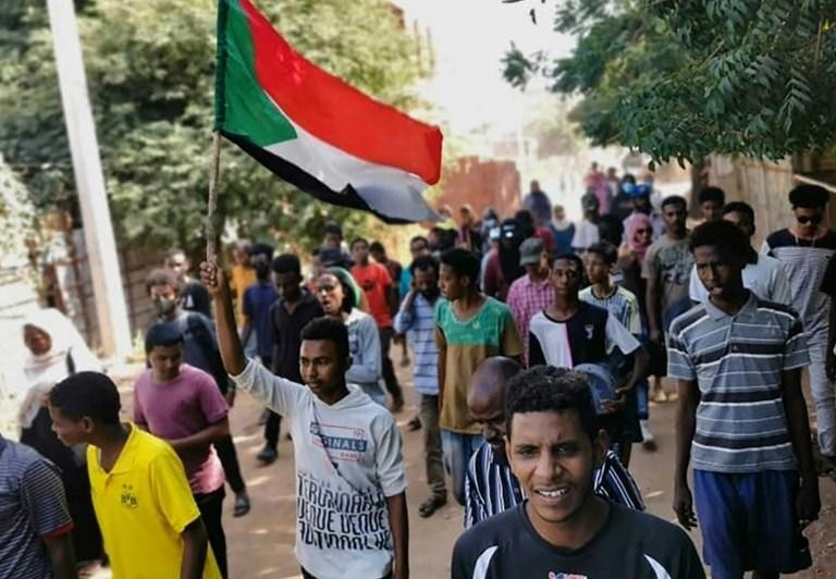 protest in Soedan