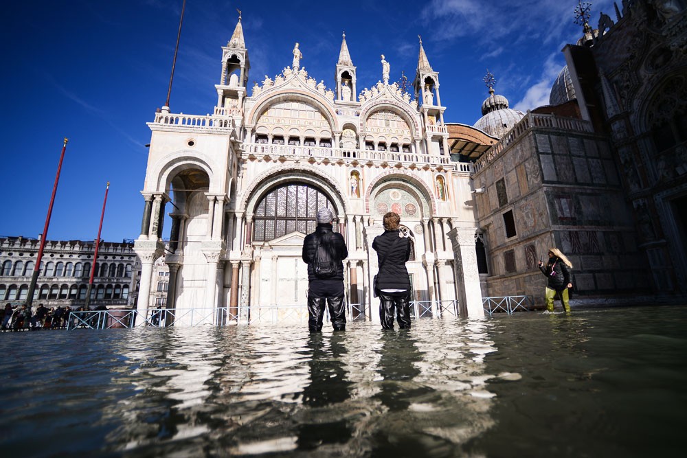 Overstroming in Venetië