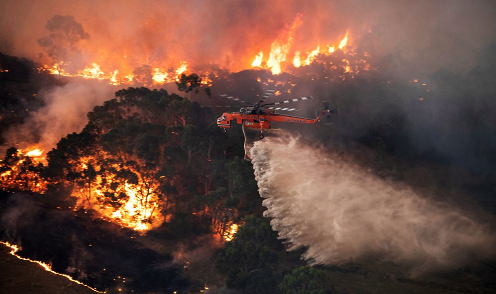 Bosbranden in Australië