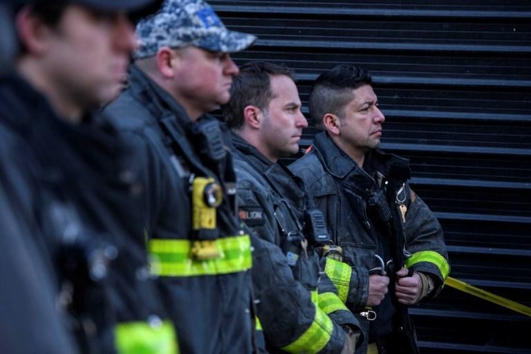 Brandweermannen in New York