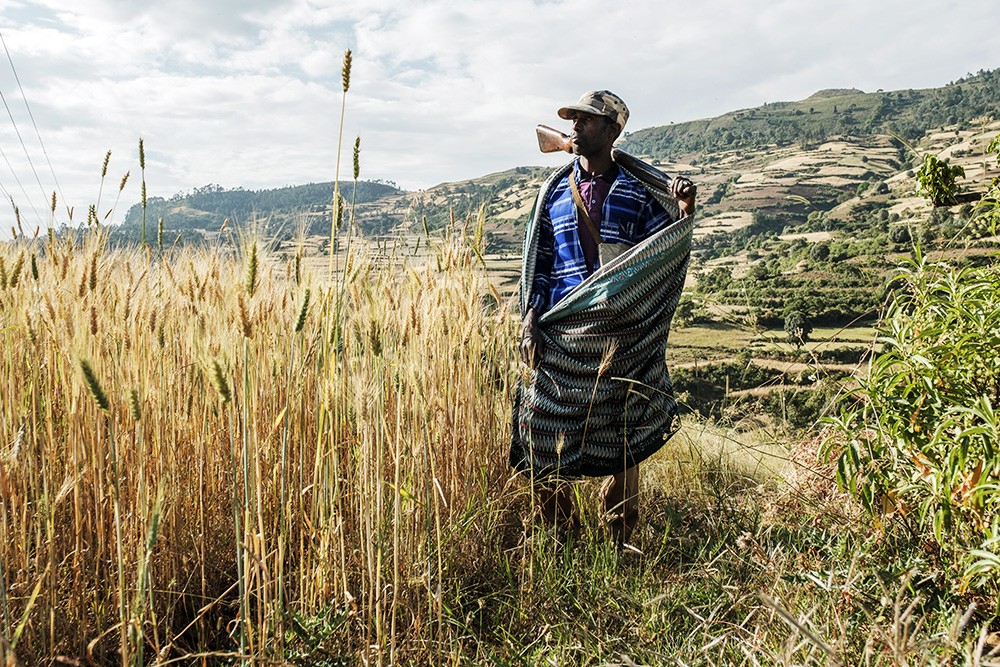 strijder in Ethiopië
