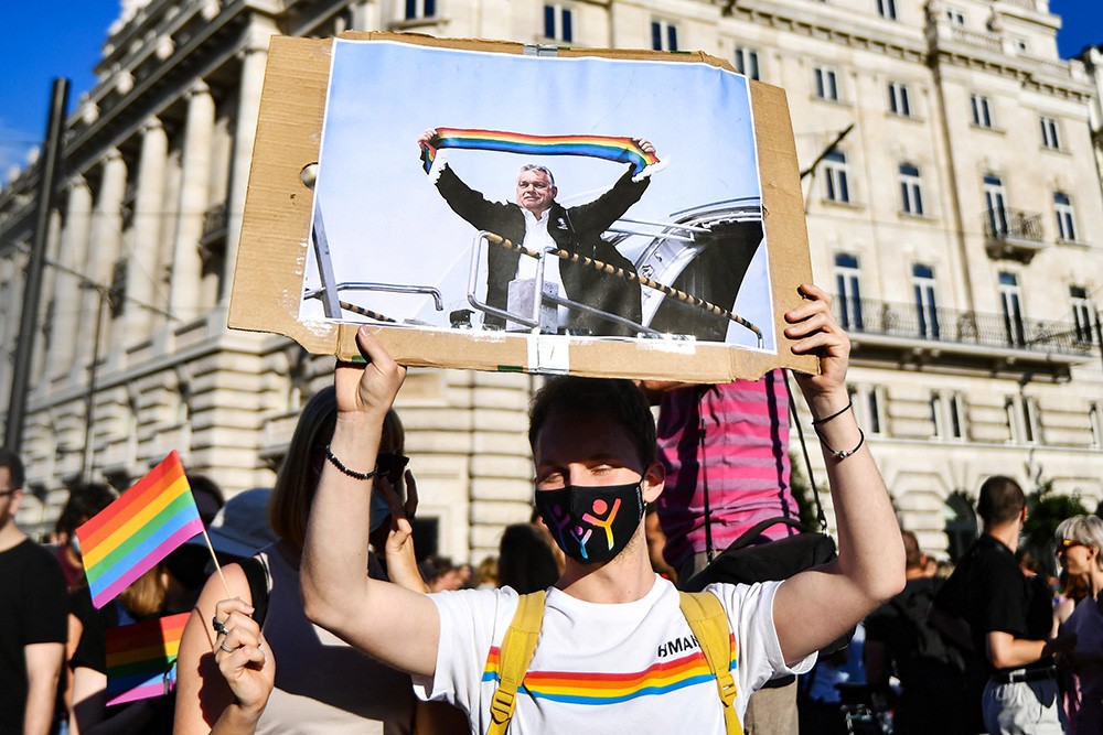 protest in Boedapest
