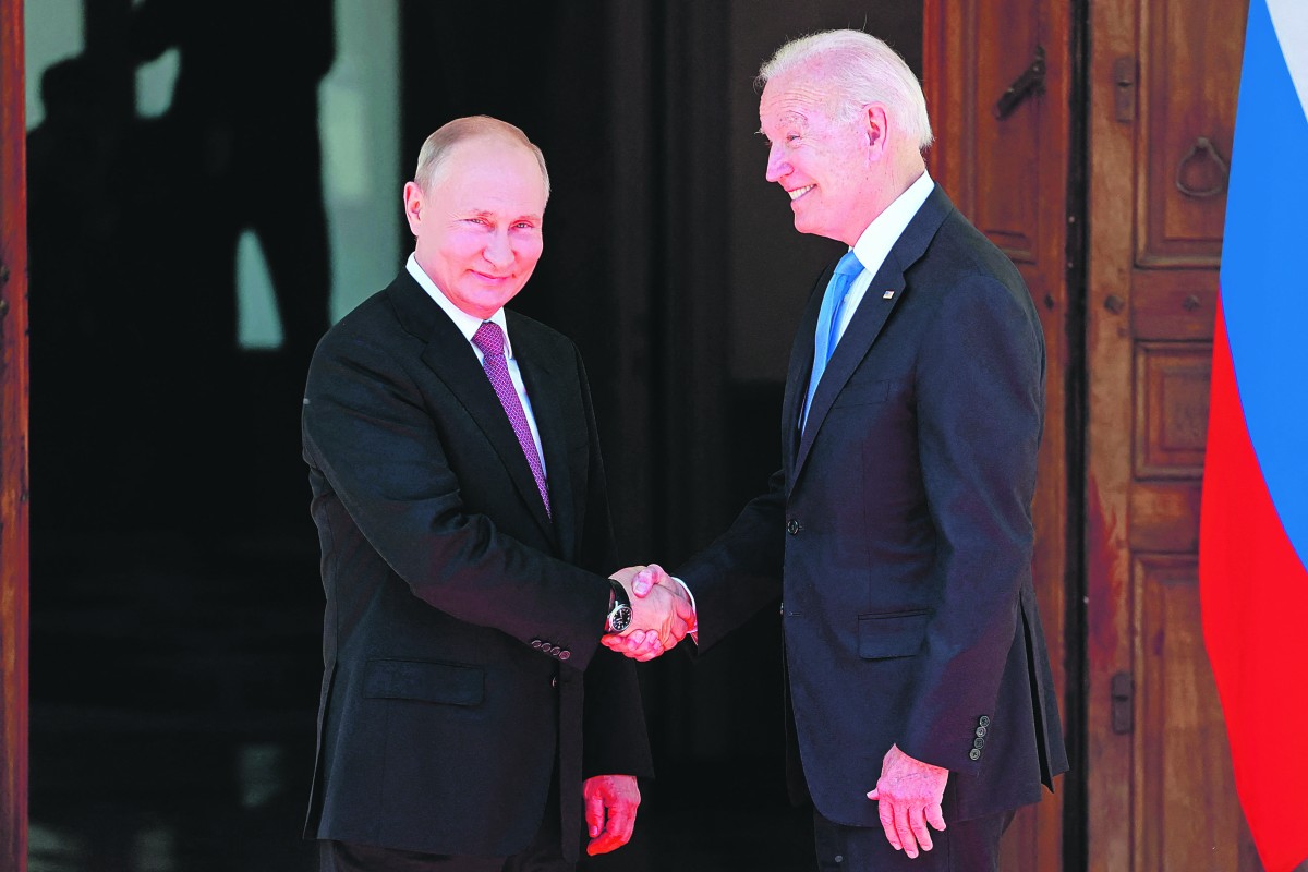 President Poetin en president Biden