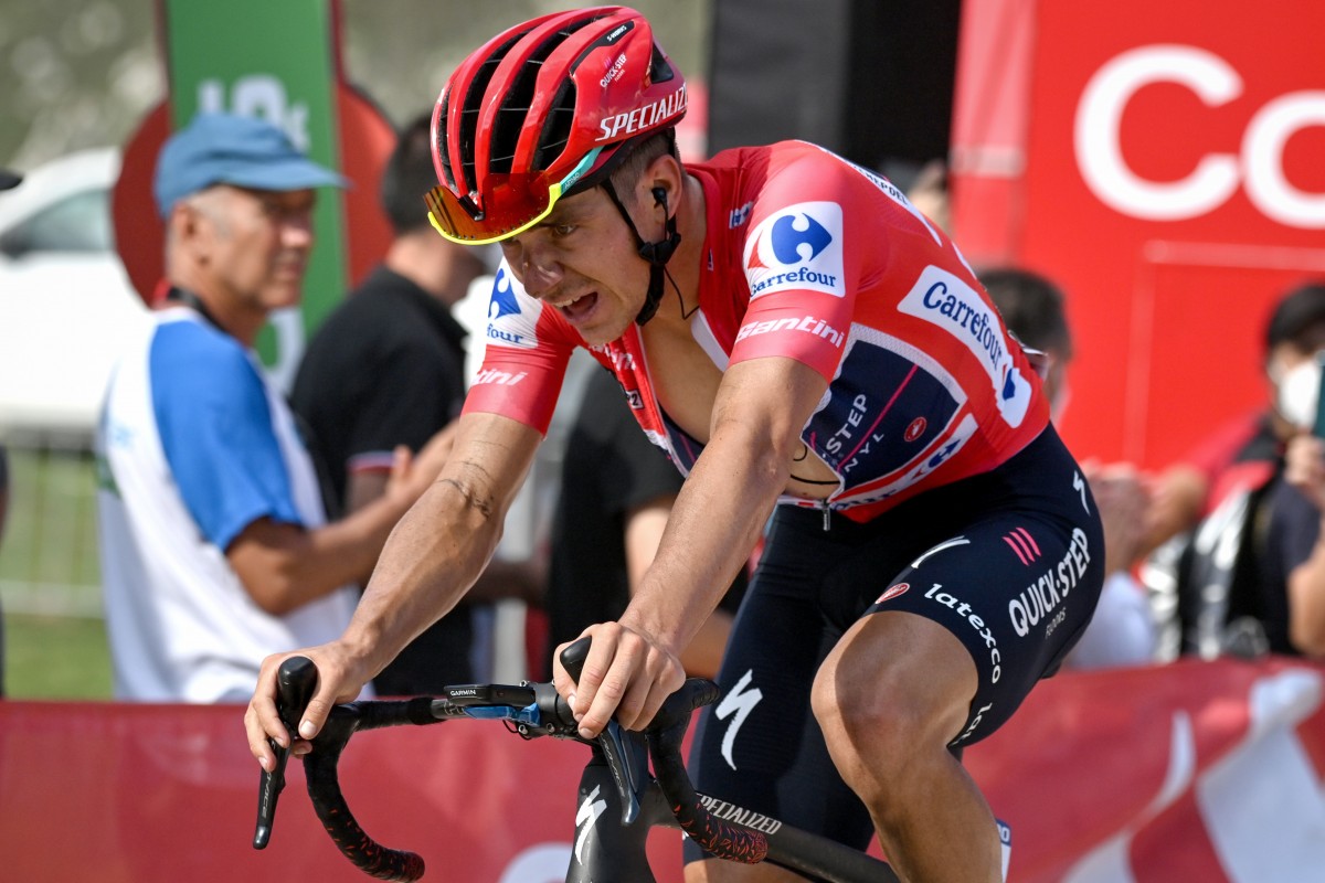 Remco Evenepoel in de Vuelta 2022