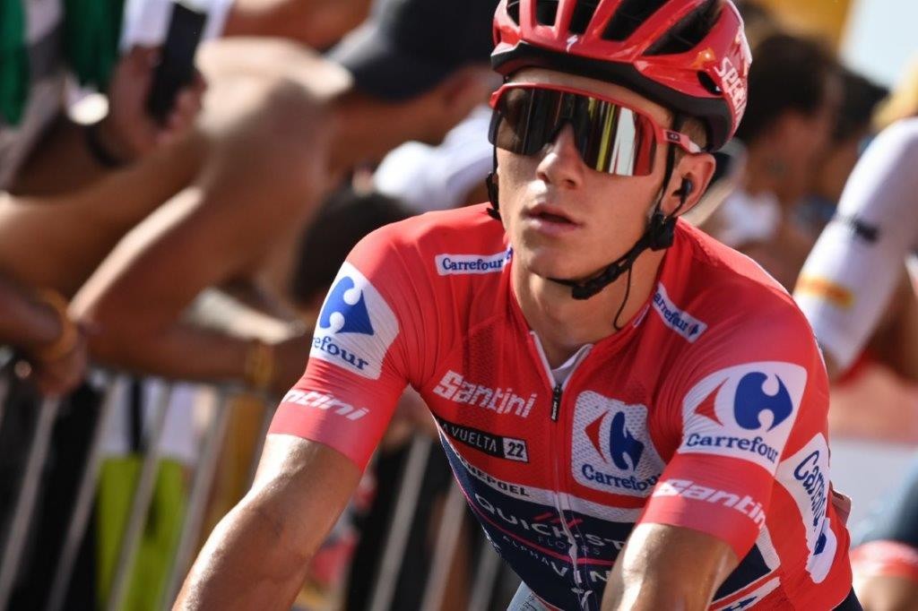 Remco Evenepoel in de Vuelta 2022