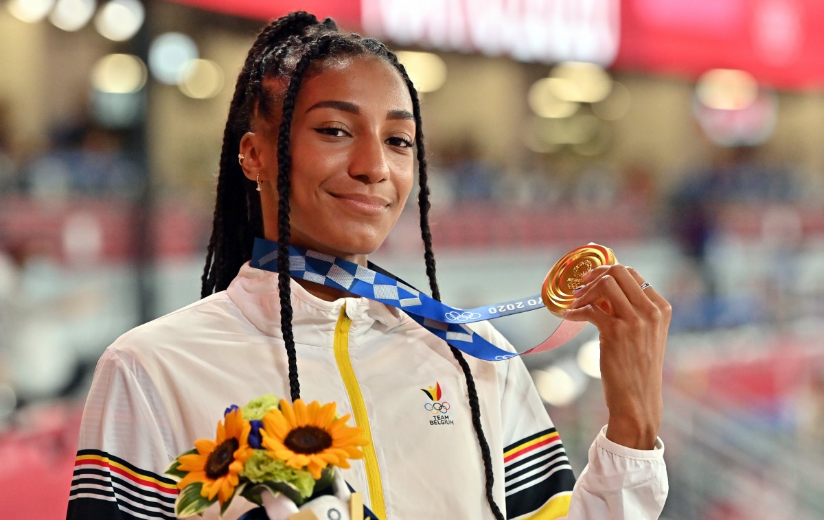 Nafi Thiam met goud