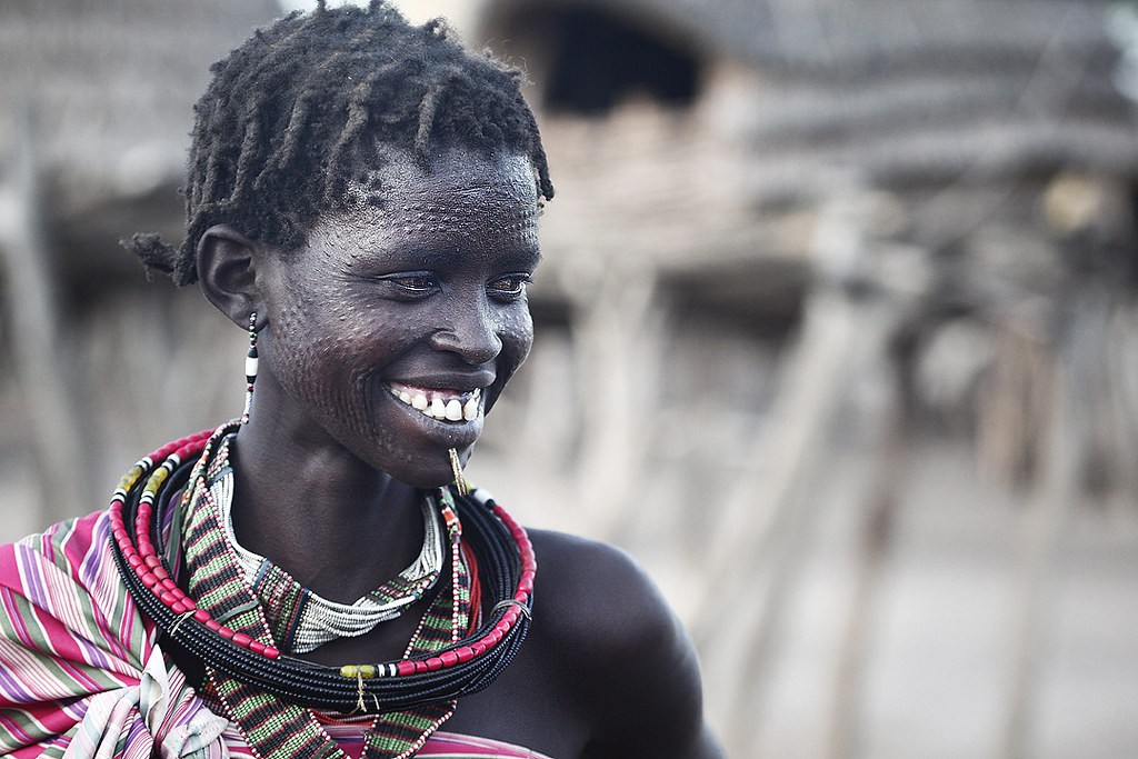 Vrouw in Zuid-Soedan