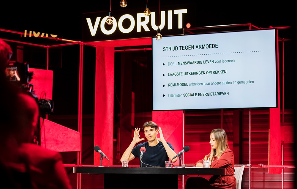 Conner Rousseau spreekt