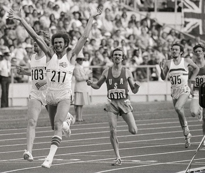 atleet Ivo Van Damme in 1976