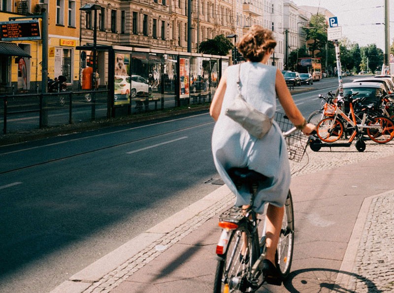 Op de fiets
