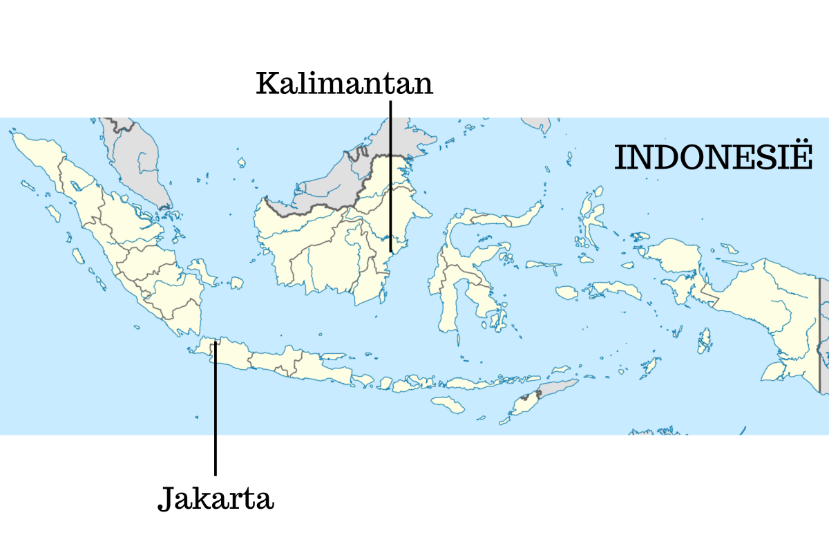 Jakarta en Kalimantan in Indonesië