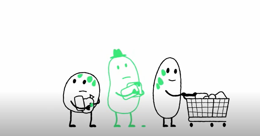 mannetjes staan in een rij