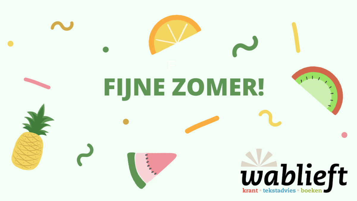 fijne zomer