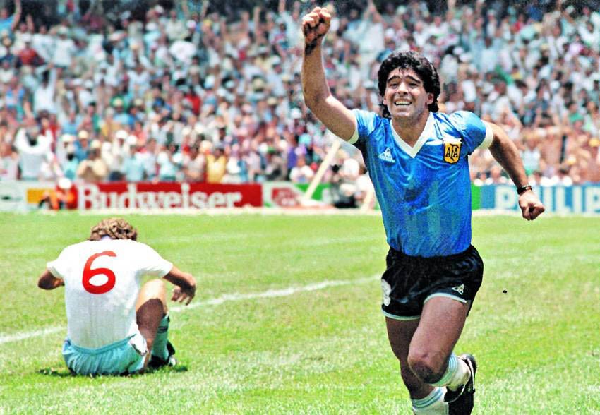 Diego Maradona in 1986