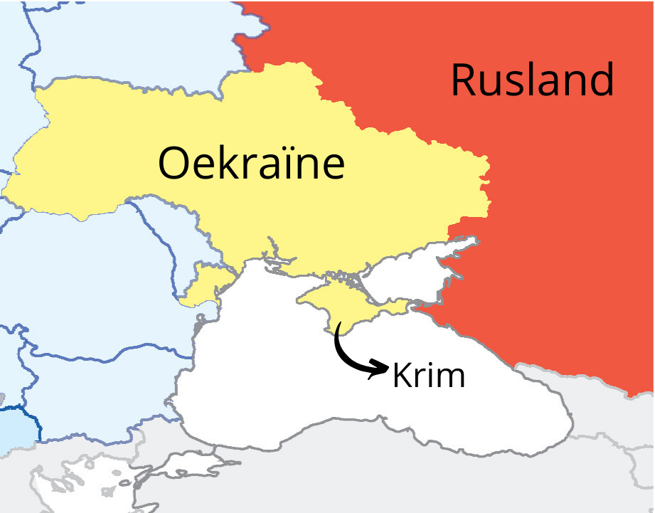 Oekraïne met de Krim