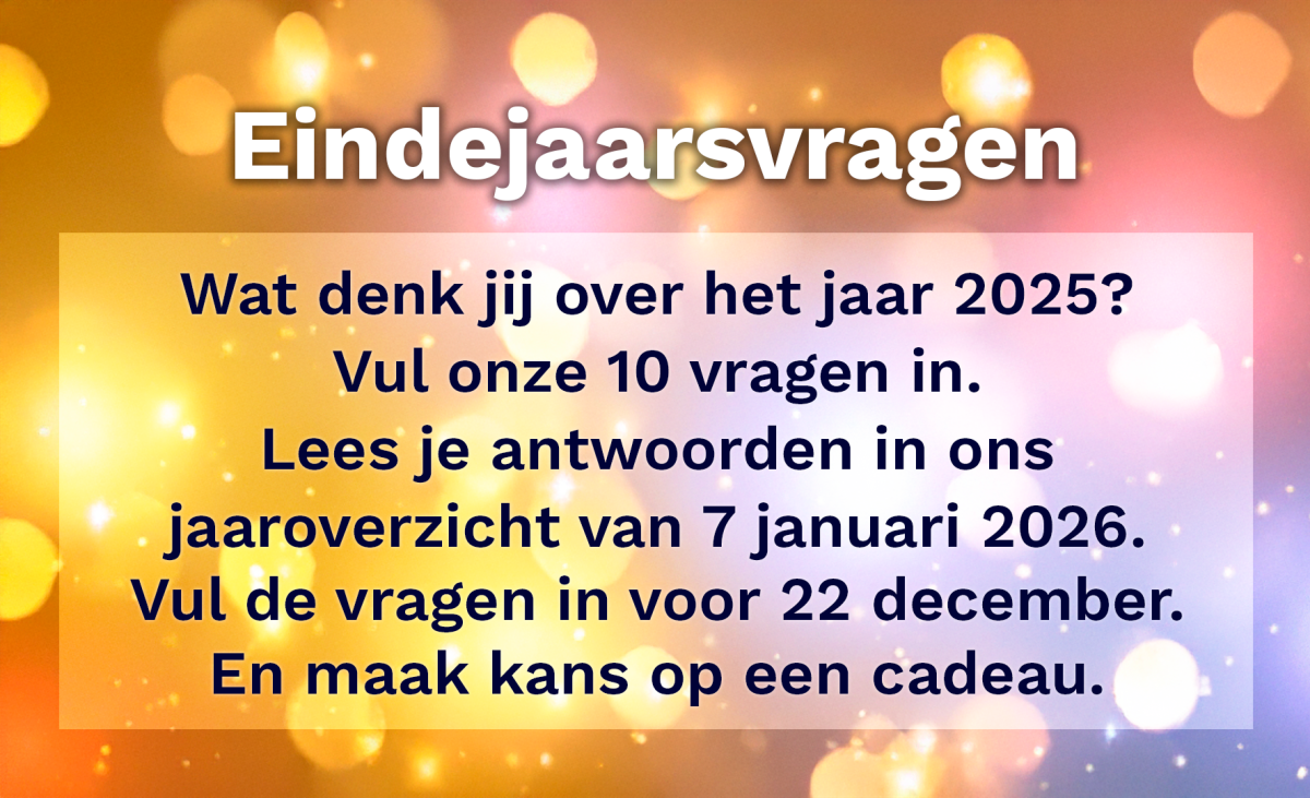 eindejaarsvragen invullen 