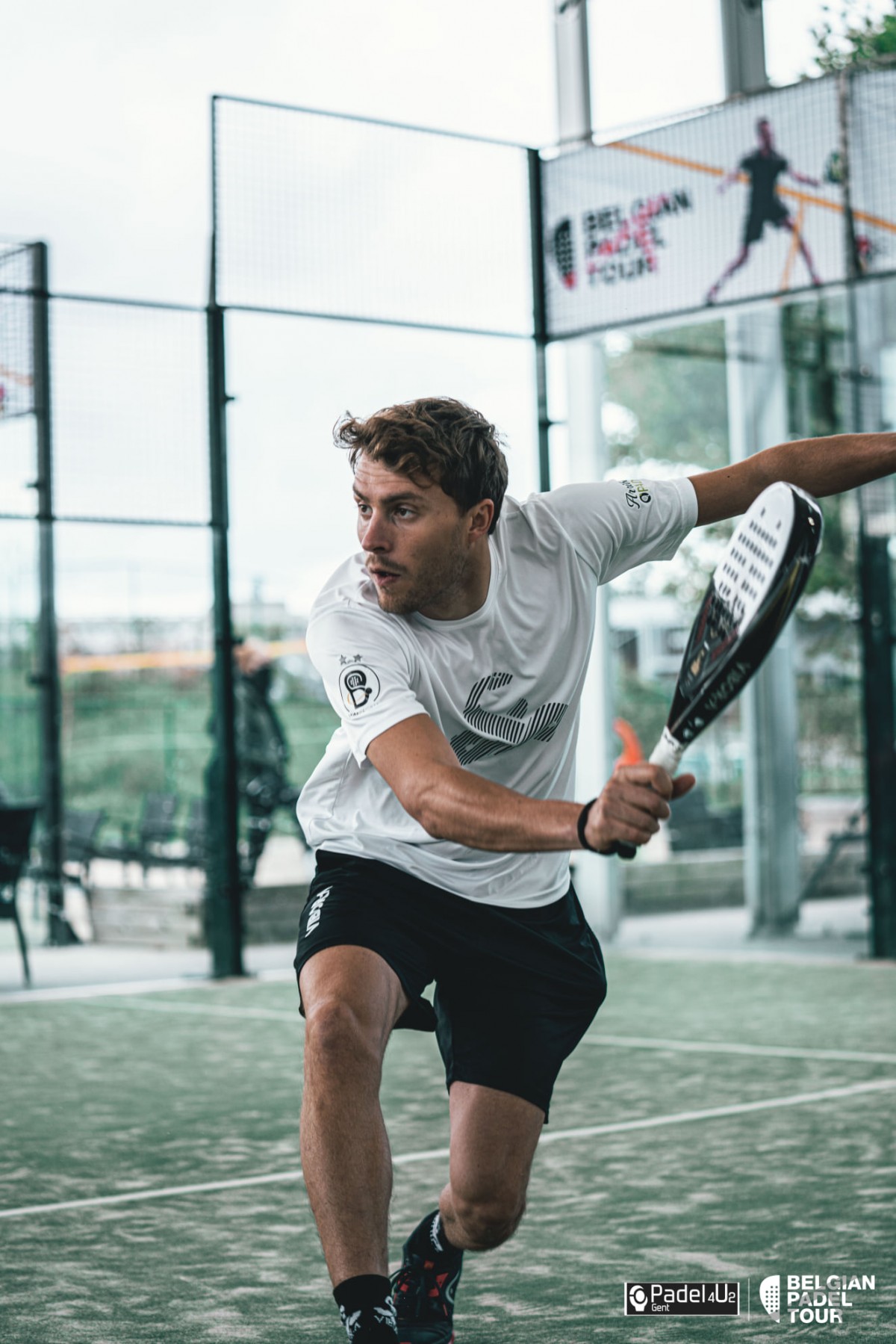 Jérôme speelt padel