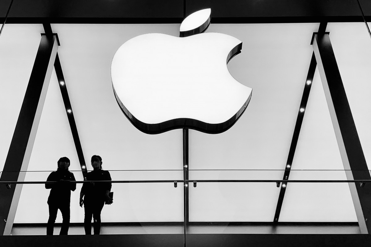 het logo van Apple